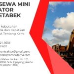 Pusat Sewa Mini Excavator JABODETABEK