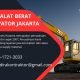 Sewa alat berat excavator jakarta