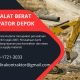 Sewa alat berat excavator depok