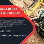 Sewa alat berat excavator bogor